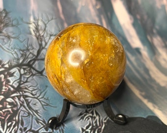 Golden healer crystal sphere