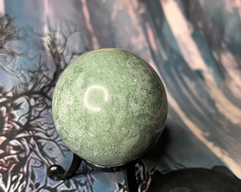 Green aventurine crystal sphere