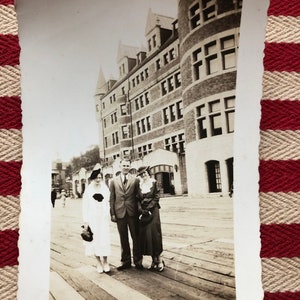 Vintage Well Dressed photo - Black and White photo - Sunday Best - Pretty Ladies - Fancy Hats - Vintage Fashion - Boardwalk photo - Dapper