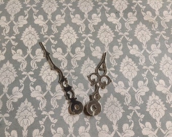 Ensemble de mains d’horloge vintage, NOS, Argent, Steampunk, Fabrication de bijoux, Fournitures de pièces d’horloge