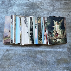 Cartes postales européennes inutilisées du début de l'Europe - Lot aléatoire de 10 - Années 1900 - Scrapbooking - Mariages