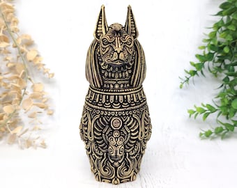 エジプト マトリョーシカ :カノプス壷（ホルスの４人の息子） エジプト マトリョーシカ :カノプス壷（ホルスの4人の息子