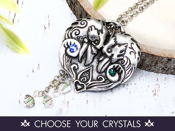Raven 2024 crystal necklace