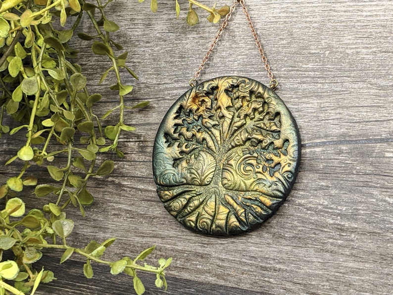 Tree of Life Ornament / Christmas Yule Tree Ornament Wiccan Etsy