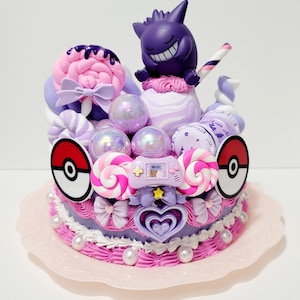 Sleepy Gengar Decoden Cake Simulation Jewelry Box