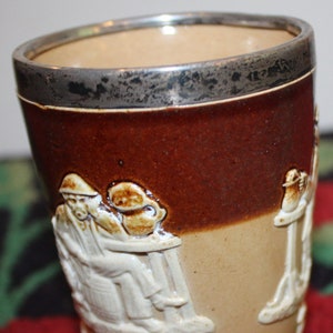 Lambeth Ware Doulton Hunting Cup- Made in England- circa 1870&#39;s
