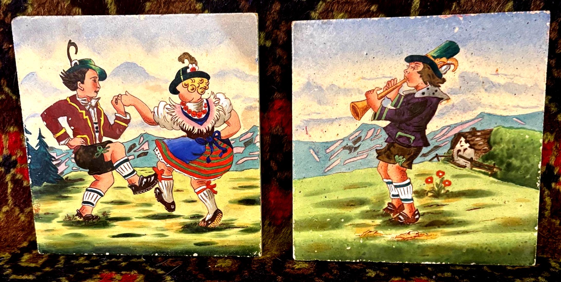 Antique Tiles From 1910 - Etsy