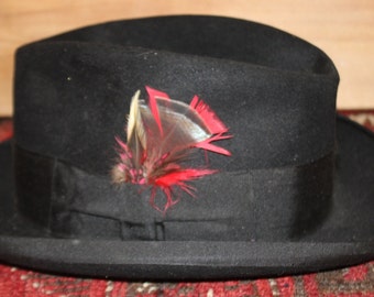 Vintage 1950s 50s Champ Fedora Brown Felt Hat - Kasmir Finish - Etsy