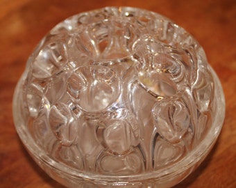 Beautiful Antique Glass Flower Frog with 19 Holes-Farmhouse/Country/Bouquet/Centerpiece