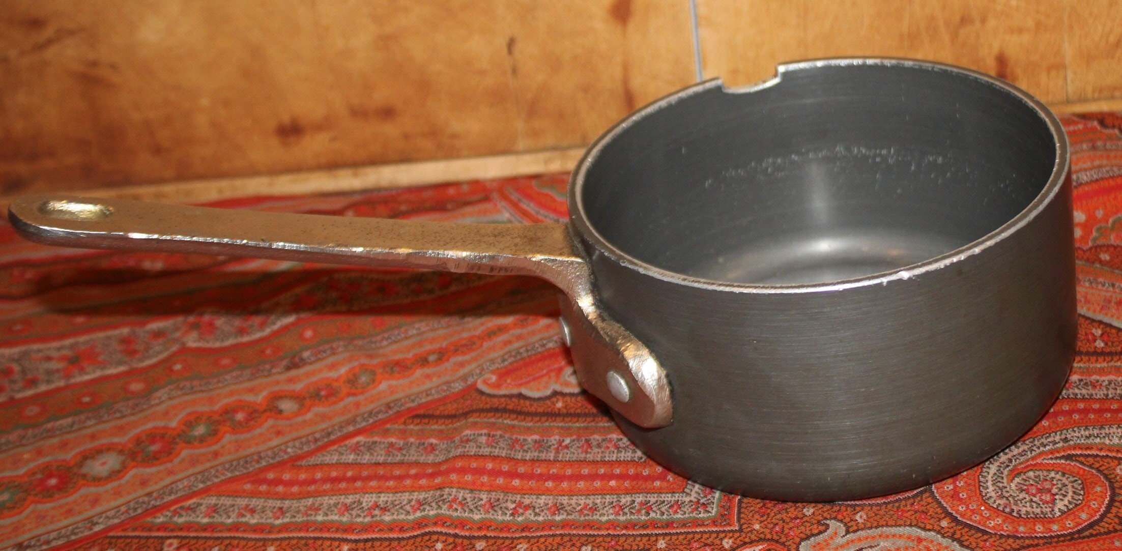 Vintage Pre Calphalon Commercial Aluminum Heavy Duty Cookware Pan1 1/2