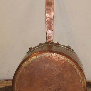 Antique Dovetailed Copper Sauce Pan- Country/French Farmhouse/Kitchen Decor