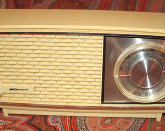 Great Vintage Midcentury K-Mart Solid State AM Radio Model 30-62 S.S Kresge Company- Hong Kong