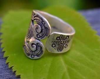Zilveren ring Karen Hill Tribe | Spiraalring | 98,5% zilver | Verstelbaar