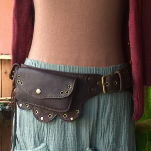 Leather Fanny Pack for Women Utility Belt Bag Festival - Etsy