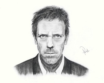 Gregory House M.D - Hugh Laurie - Print