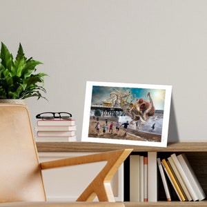 Carte postale Kraken - oeuvres d'art en réalité augmentée par ANT FOX
