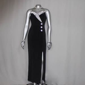 Size 5/6 80s/90&#39;s  Vintage LBD Formal Evening Gown Weddings, Parties, Theatre, Opera Dates