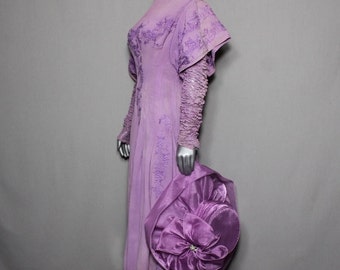 Lavender Victorian Mourning Dress Museum Collectors