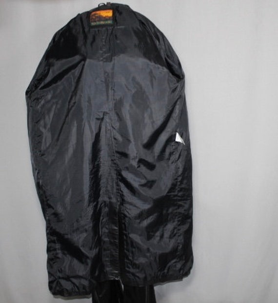 90s Full Length Leather  Patchwork Trench Coat - image 9