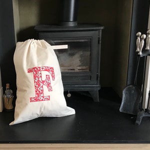 Liberty personalised sack personalised laundry bag in a Liberty of London print of your choice image 3