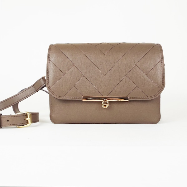 birdies taupe leather