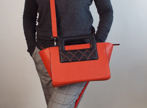 Small red bag with handle new arrivals
