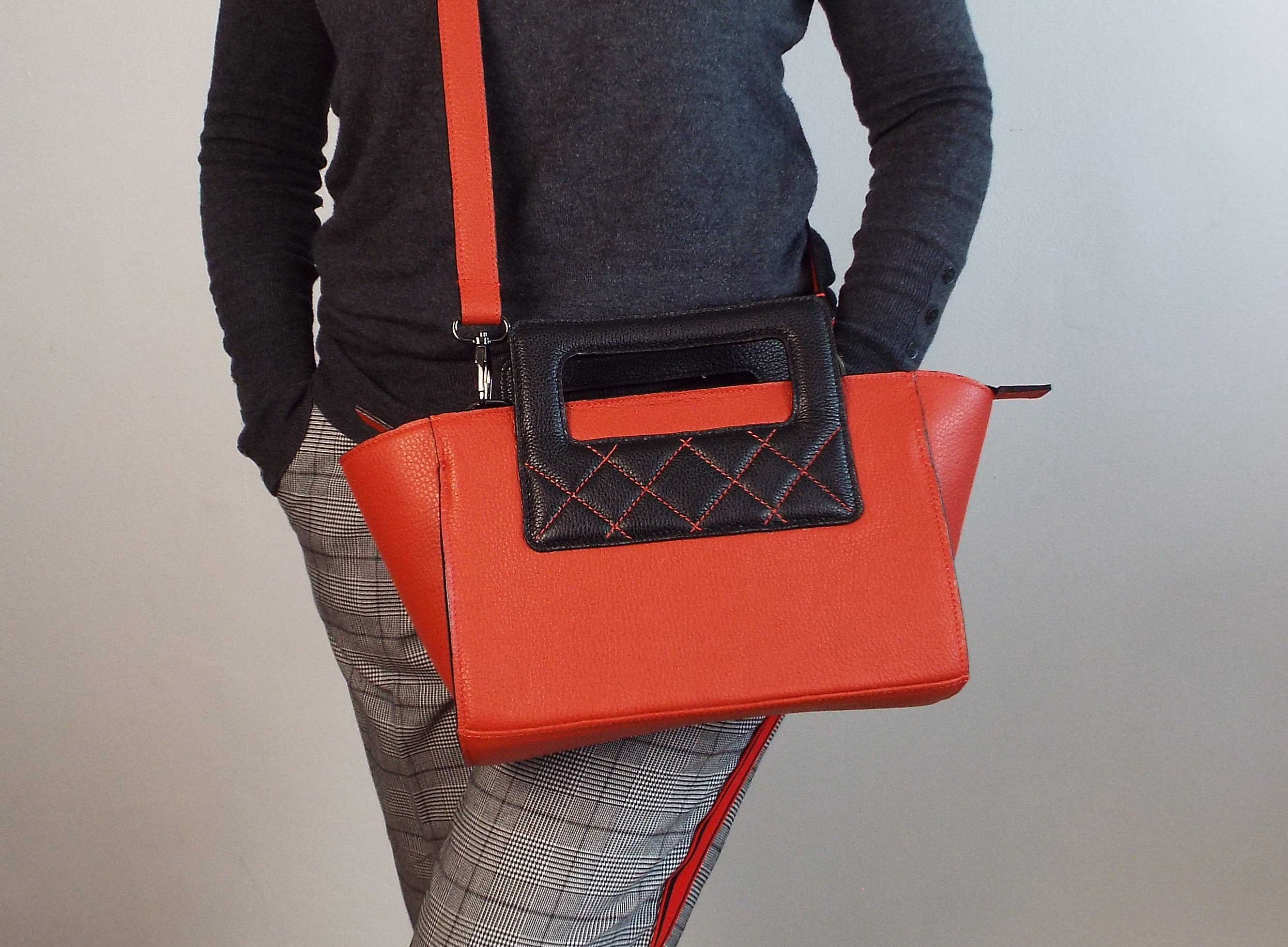 ショルダーバッグ・ポシェット [DIERNEAS] 2-WAY TAMBER Bag (RED) miniministore ミニショルダーバッグ ミニポシェット軽量