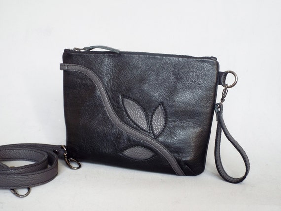 soft black crossbody bag