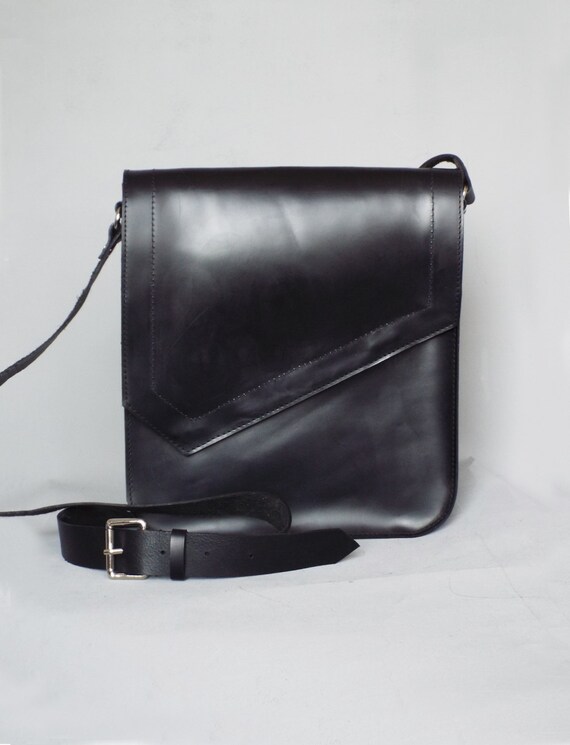 Mens leather bag. Messenger leather bag. Mens bag. Gift for Etsy