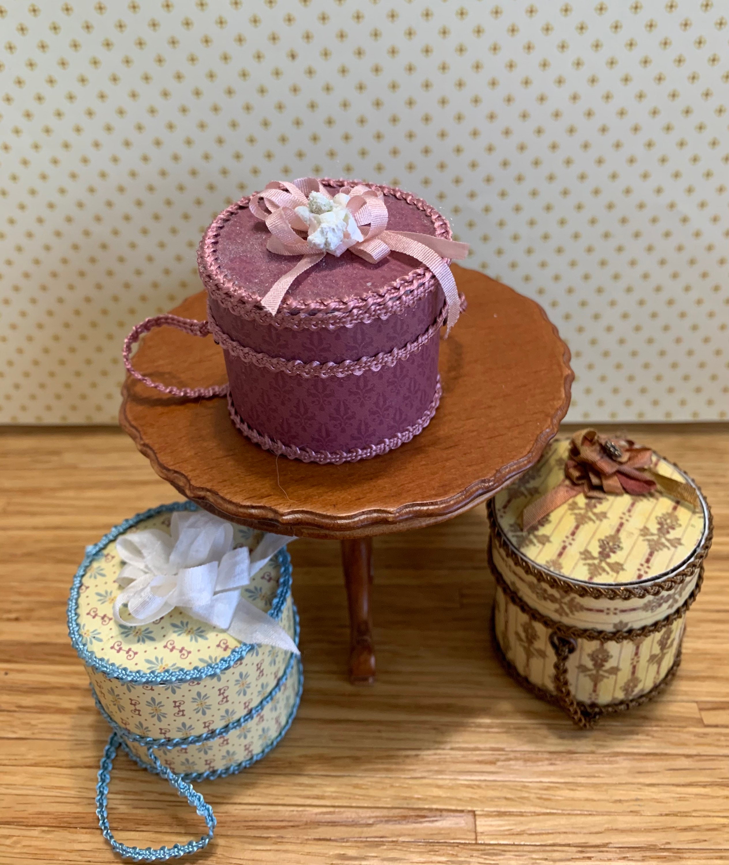 Decorated Hat Boxes Perfect for Your Ladies Hats in Your Etsy