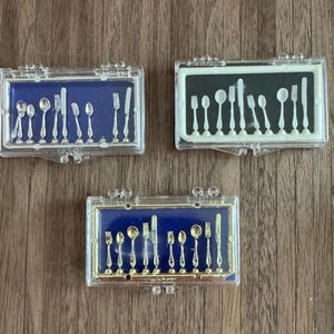 Choice of Dollhouse Silverware Sets in 2 Styles