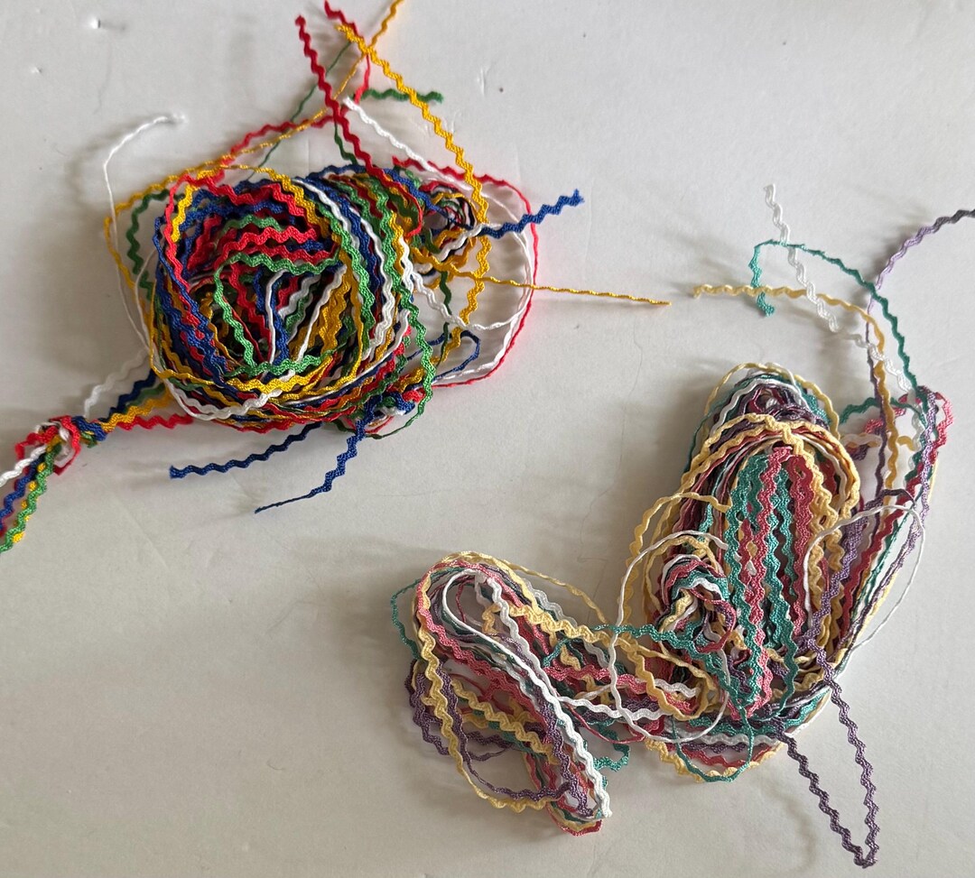 Choice of 2 Different Colors of Mini Rick Rack Trim - Etsy