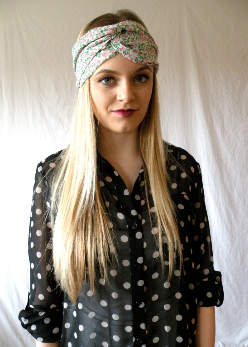 Turban Headband Floral Headwrap Womens Fashion Accessory Hair Band