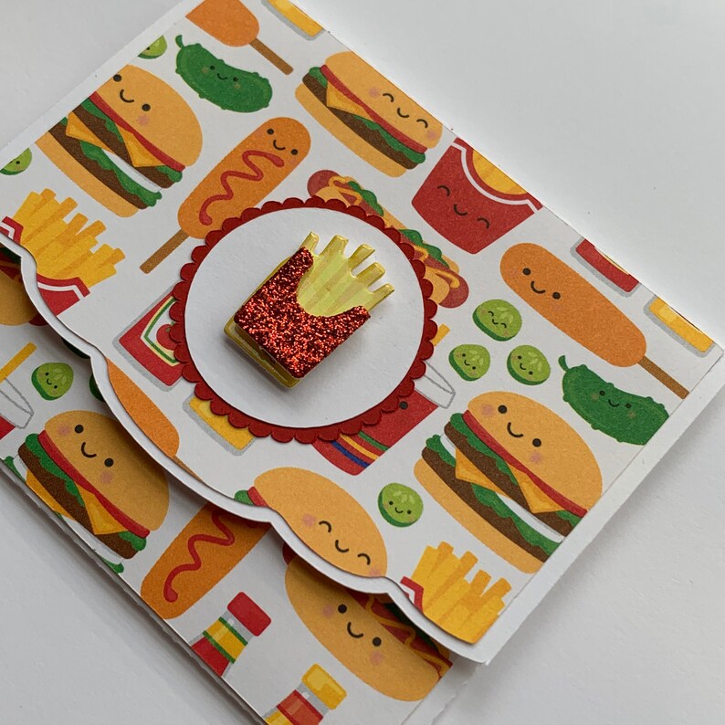 Fast Food Gift Card Holder Foodie Gift | Etsy