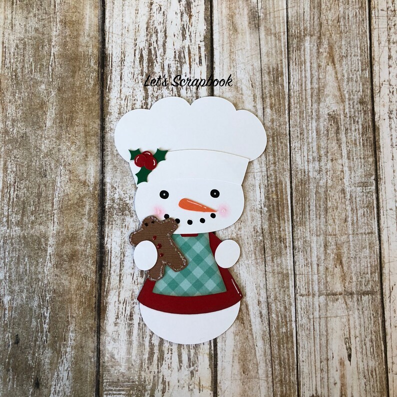 Christmas Eve Scrapbook Embellishment Die Cut Card making Piecing