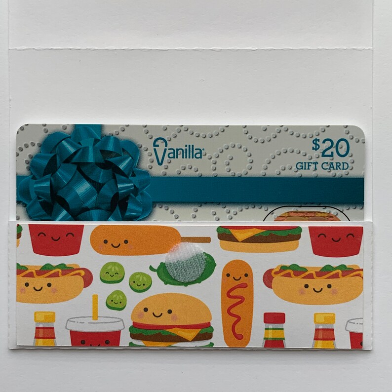 Fast Food Gift Card Holder Foodie Gift | Etsy