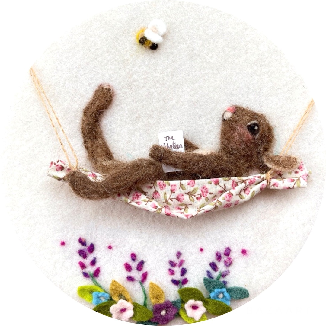 PDF Make a Needle Felt Rabbit Relaxing in Her Hammock Full Instructions ...
