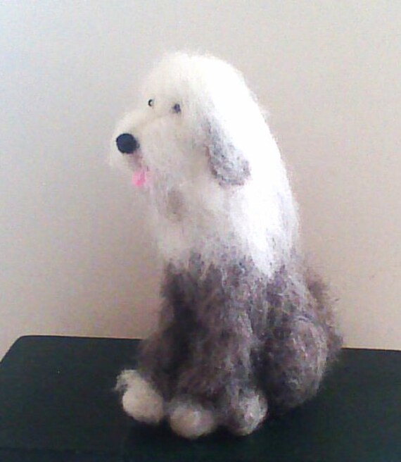 Large old english sheepdog stuffed animal sale