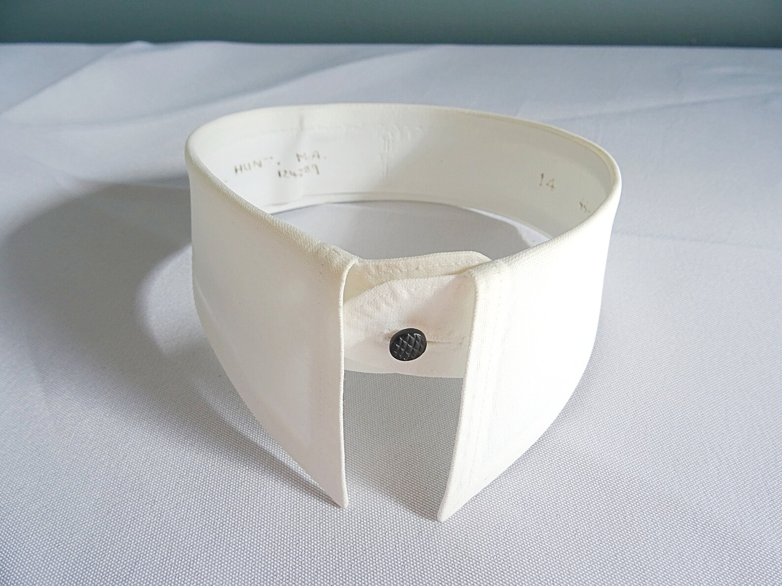 Vintage Stiffened Shirt Collar Mens Boys Detachable White Etsy