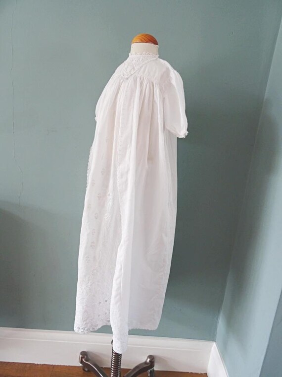 Antique Christening Dress Gown Victorian Ayrshire… - image 6