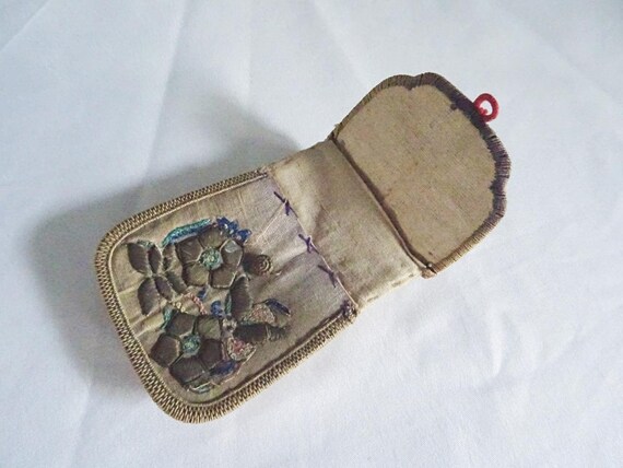 Antique Chinese Coin Belt Purse Qing Dynasty Gilt… - image 8