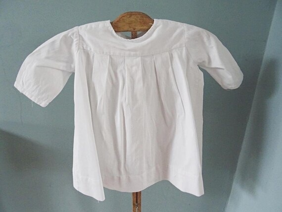 Antique Girls Jacket Victorian White Cotton Child… - image 2