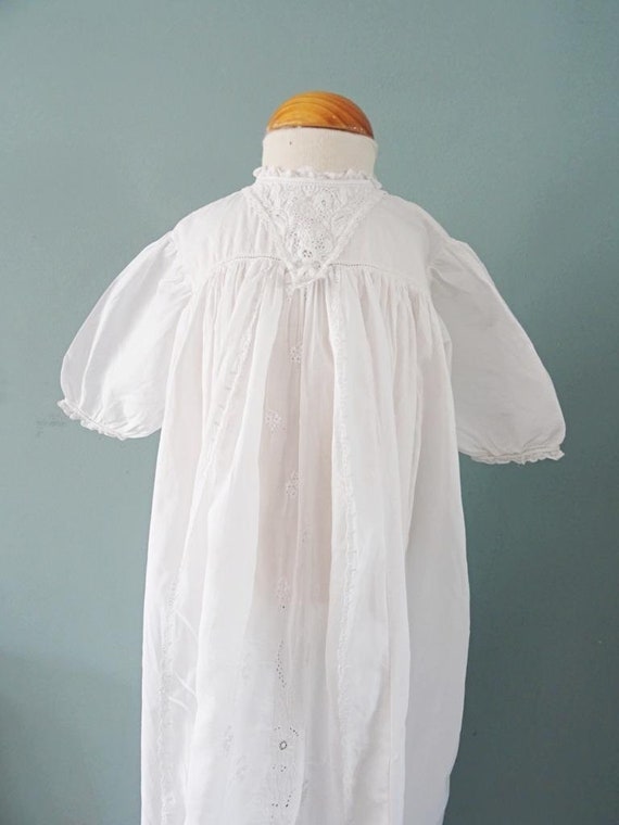 Antique Christening Dress Gown Victorian Ayrshire… - image 7