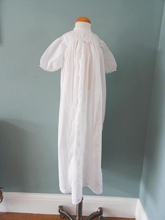 Antique Christening Dress Gown Victorian Ayrshire… - image 3
