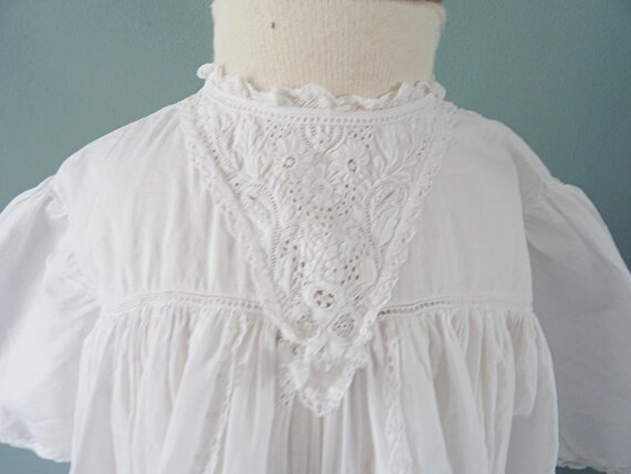 Antique Christening Dress Gown Victorian Ayrshire… - image 8