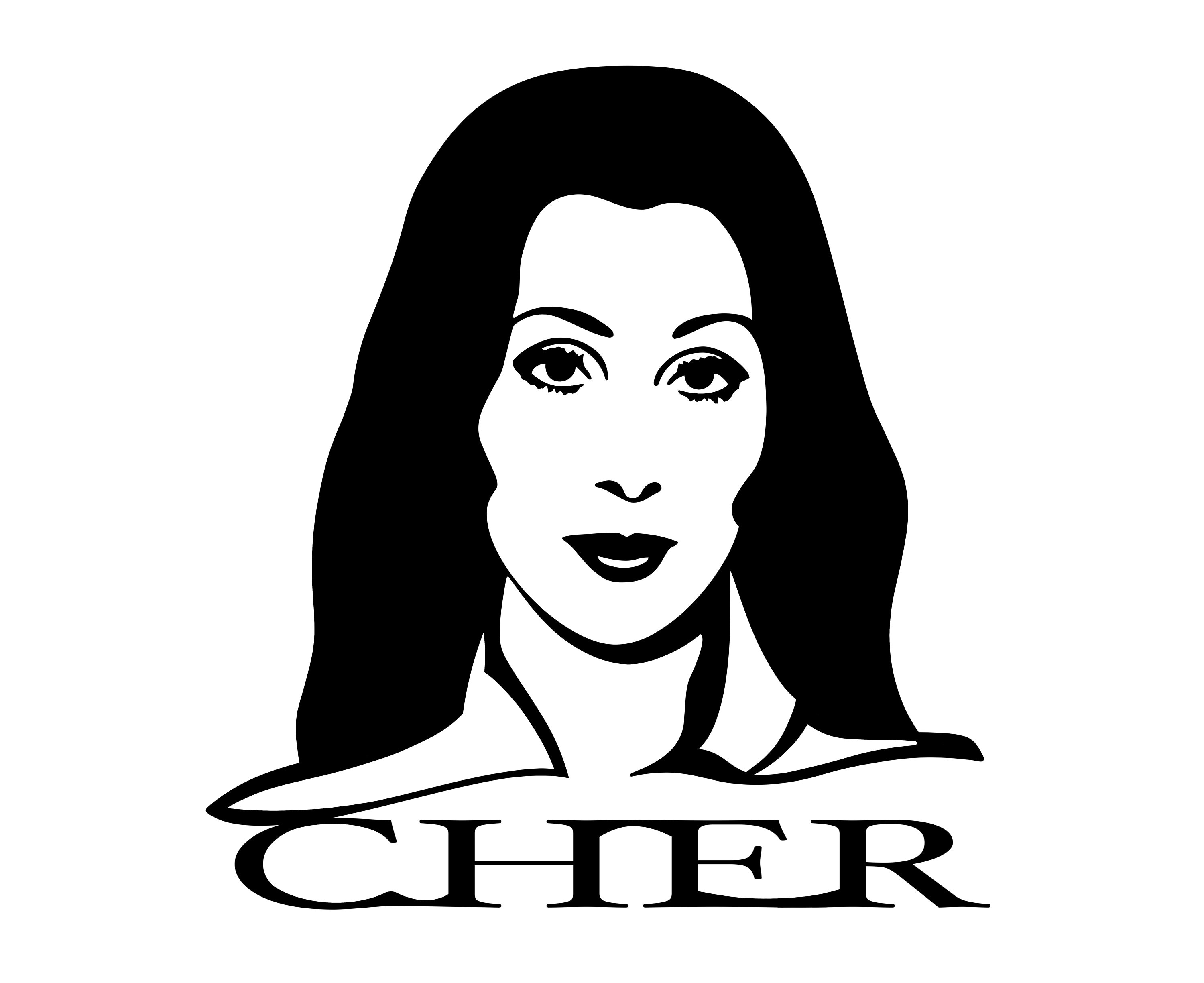 Cher Decals Stickers Bumper Stickers Stencils Coffee Mug Etsy