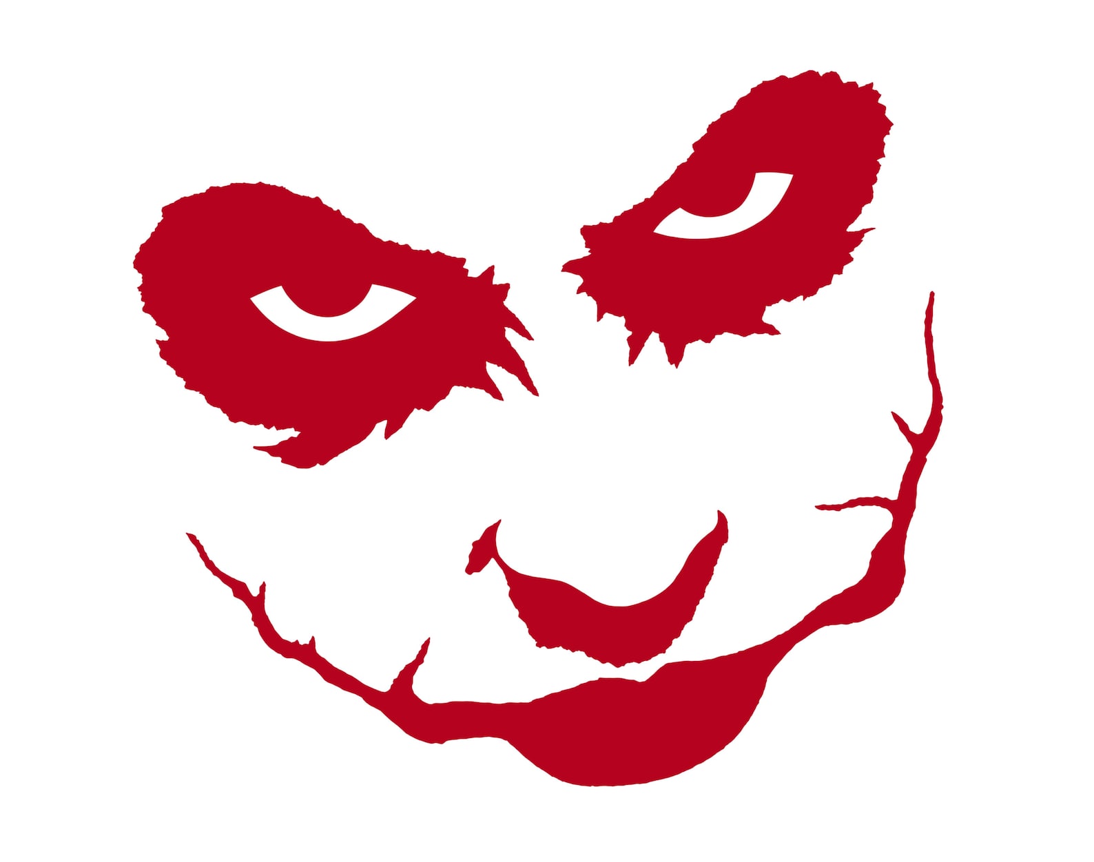 The Joker Vinyl Sticker Batman Stickers Bumper Stickers Etsy