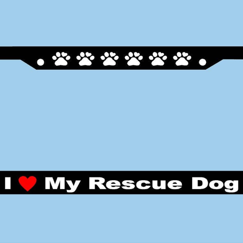 I Love My Rescue Dog - Etsy