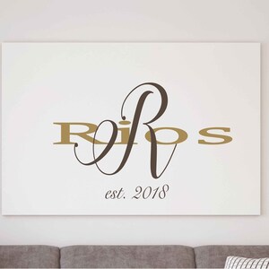 Vinyl Wall Art | Monogram Decal |  | Vinyl Decal | Vinyl Decor | Home Decor   Wall Decal