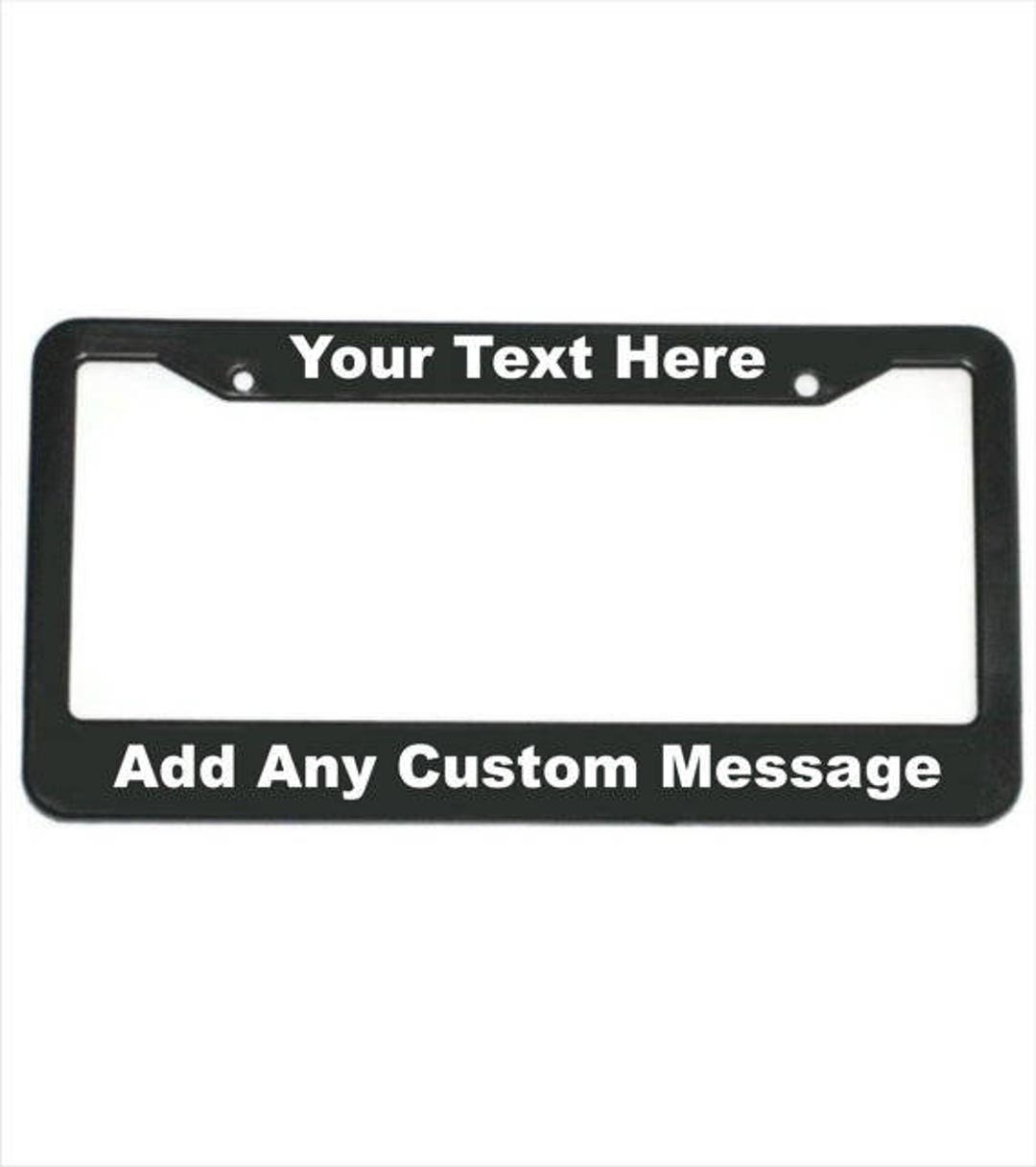Custom License Plate Frame Car Accessories License Plate Art Custom